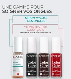 Color Care Vernis à ongles Black 502 Poderm - flacon de 8ml
