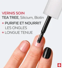 Color Care Vernis à ongles Black 502 Poderm - flacon de 8ml
