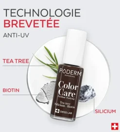 Color Care Vernis à ongles Brun 833 Poderm - flacon de 8ml