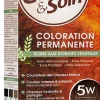 Color & soin coloration permanente marron doré 5W Les 3 chênes - 1 kit