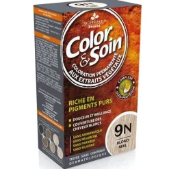Color & soin coloration permanente Blond miel 9N Les 3 chênes - 1 kit