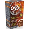 Color & soin coloration permanente Blond terre cuivré 7C Les 3 chênes - 1 kit