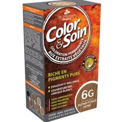Color & soin coloration permanente Blond foncé doré 6G Les 3 chênes - 1 kit