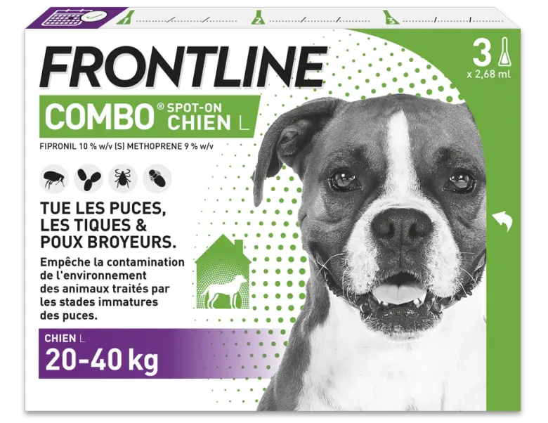 Combo Spot-On chien 20-40 kg Frontline