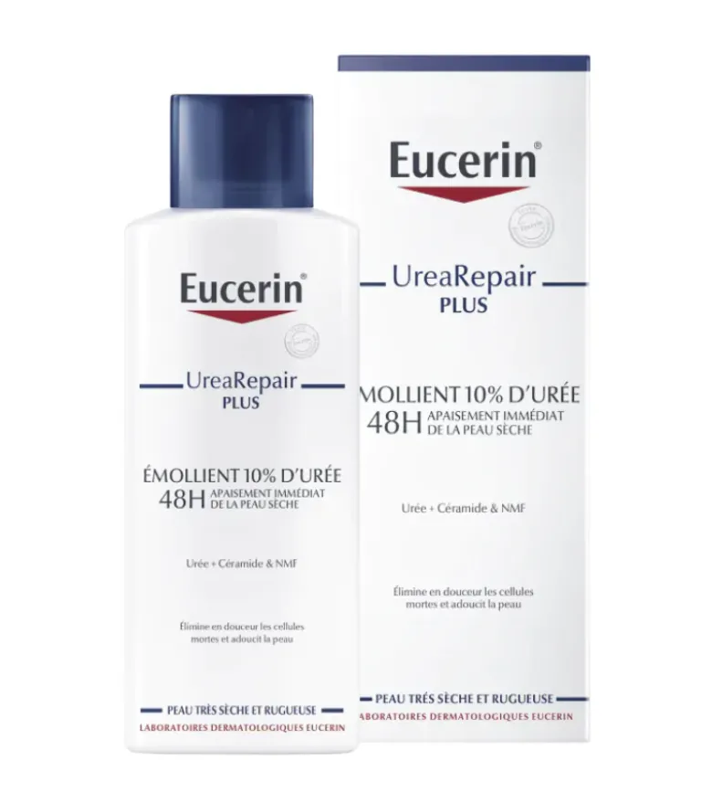Complete repair emollient réparateur 10% urée Eucerin - flacon de 250 ml