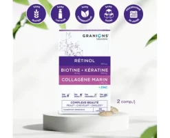 Complexe beauté peau cheveux ongles Granions - boite de 60 comprimés