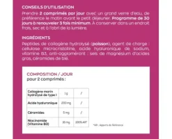 Complexe hydratation peau Granions - boite de 60 comprimés