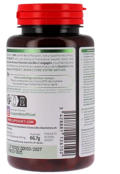 Complexe multivitamines et minéraux Super Diet - pot de 150 gélules
