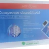 Compresse chaud / froid avec velcro 19 x 36 cm Marque verte - 1 compresse