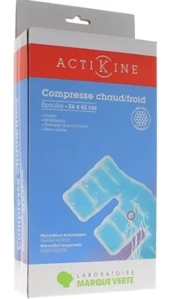 Compresse chaud / froid épaules 26 x 43 cm Marque verte - 1 compresse