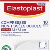 Compresses non-tissées douces Elastoplast - boîte de 10 compresses