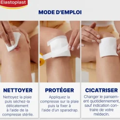 Compresses non-tissées douces Elastoplast - boîte de 10 compresses