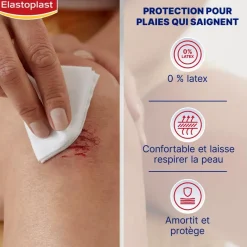 Compresses non-tissées douces Elastoplast - boîte de 10 compresses