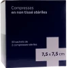 Compresses stériles non tissé 3M - 50 sachets de 2 compresses stériles de 7,5x7,5 cm