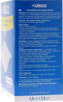 Compresses stériles non tissé Urgo