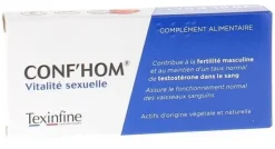 Conf'hom vitalité sexuelle Texinfine - boîte de 24 comprimés