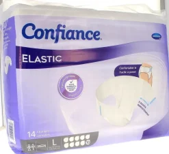 Confiance Elastic absorption 10 Gouttes taille L Hartmann - 14 changes complets