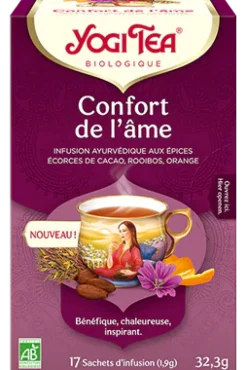 Confort de l'âme infusion bio Yogi Tea - boite de 17 sachets