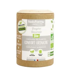 Confort urinaire bruyère/busserole bio Nat&Form - boîte de 120 gélules