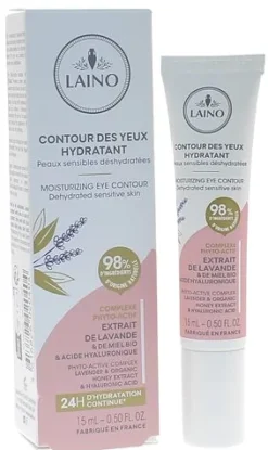 Contour des yeux hydratant Laino - tube de 15 ml