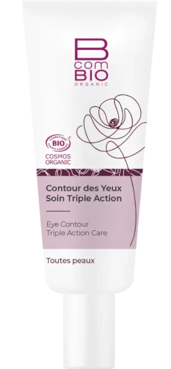 Contour des yeux soin triple action BcomBIO - tube de 20 ml