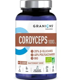 Cordyceps 1000mgBIO Granions - pot de 90 gélules