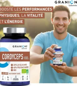 Cordyceps 1000mgBIO Granions - pot de 90 gélules