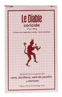 Coricide Le Diable traitement cors, durillons, verrues – flacon 4,5 g