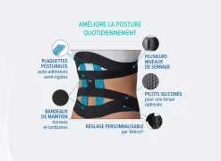 Correcteur de posture de dos PosturoStrap Epitact