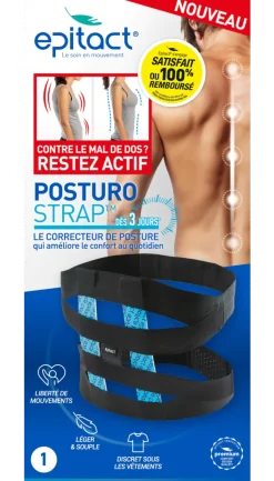 Correcteur de posture de dos PosturoStrap Epitact
