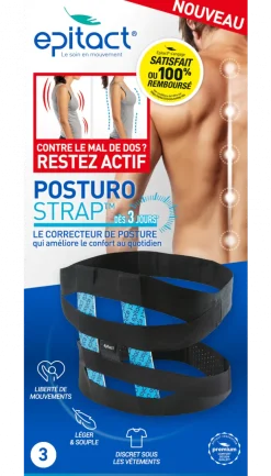 Correcteur de posture de dos PosturoStrap Epitact