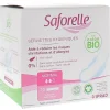 Coton protect serviettes hygiéniques extra fines avec ailettes Saforelle - boite de 10 serviette hygiéniques