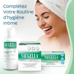 Cotton touch serviette extra-fine avec ailettes jour Saugella