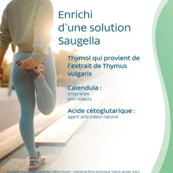 Cotton touch serviette extra-fine Saugella - boite de 40 protège-slips