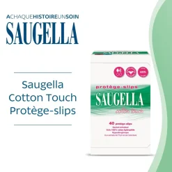 Cotton touch serviette extra-fine Saugella - boite de 40 protège-slips
