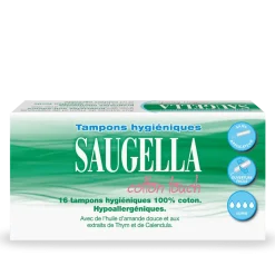 Cotton Touch Tampons hygiéniques super Saugella - boîte de 16 tampons