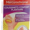 Coussinet confort plantaire Mercurochrome - Boite de 2 coussinets