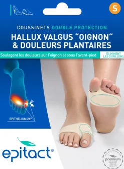 Coussinets double protection Hallux Valgus S Epitact - 1 paire
