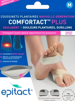 Coussinets plantaires nouvelle génération Comfortact Plus Epitact - 1 paire