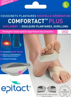 Coussinets plantaires nouvelle génération Comfortact Plus Epitact - 1 paire
