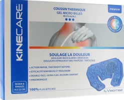Coussin thermique chaud froid nuque épaule gel bille Kinecare - 32 x 45 cm