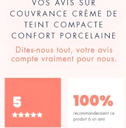 Couvrance crème de teint compacte Porcelaine 1.0 SPF 30 Avène - poudrier de 10 g