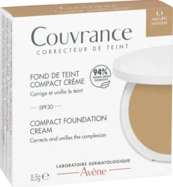 Couvrance fond de teint compact crème Avène - poudrier de 8,5g