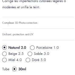 Couvrance fond de teint correcteur fluide Avène - Tube de 30 ml