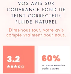 Couvrance fond de teint correcteur fluide Avène - Tube de 30 ml