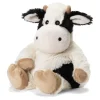 Cozy peluche bouillotte déhoussable vache Soframar - 1 bouillotte de 25 cm
