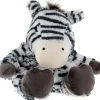 Cozy peluche bouillotte Zèbre Soframar - 1 peluche de 30 cm