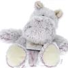 Cozy Peluches Bouillotte Hippopotame Déhoussable Soframar - 1 peluche de 30 cm
