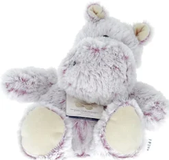 Cozy Peluches Bouillotte Hippopotame Déhoussable Soframar - 1 peluche de 30 cm