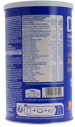 Céréales Instant saveur miel vanille Delical - pot de 420g